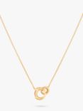 Astrid & Miyu Connection Link Pendant Necklace, Gold