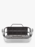 Le Creuset 3-Ply Stainless Steel Roaster & Non-Stick Rack, 35cm