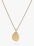 LARNAUTI Pebble Pendant Necklace, Gold