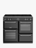 Stoves Richmond 100cm Electric Range Cooker with Induction Hob, Black
