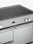 Stoves Sterling 100cm Electric Range Cooker with Induction Hob, Stainless Steel
