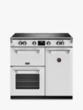 Stoves Richmond Deluxe 90cm Electric Range Cooker with Induction Hob, Icy White