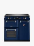 Stoves Richmond Deluxe 90cm Electric Range Cooker with Induction Hob, Midnight Blue