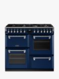 Stoves Richmond Deluxe 100cm Dual Fuel Range Cooker, Midnight Blue