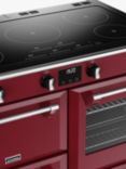 Stoves Richmond Deluxe 100cm Electric Range Cooker with Induction Hob, Chilli Red