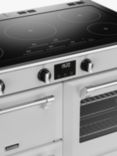 Stoves Richmond Deluxe 100cm Electric Range Cooker with Induction Hob, Icy White