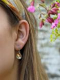 Kit Heath Blossom Enchanted Petal Drop Earrings, Yellow Gold/Silver