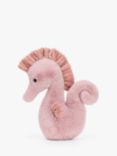Jellycat Sienna Seahorse Soft Toy, Original, Pink
