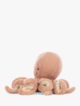 Jellycat Odell Octopus Soft Toy, Peach