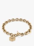 Olivia Burton Bee & Honeycomb T-Bar Bracelet, Gold