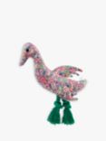 William Morris At Home Canine Companion Dog's Squeaky Duck Toy, Pink