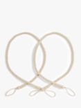John Lewis Small Rope Tieback, Pack of 2, Champagne