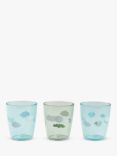 Done by Deer Yummy Mini Glass Set, Pack of 3, Green
