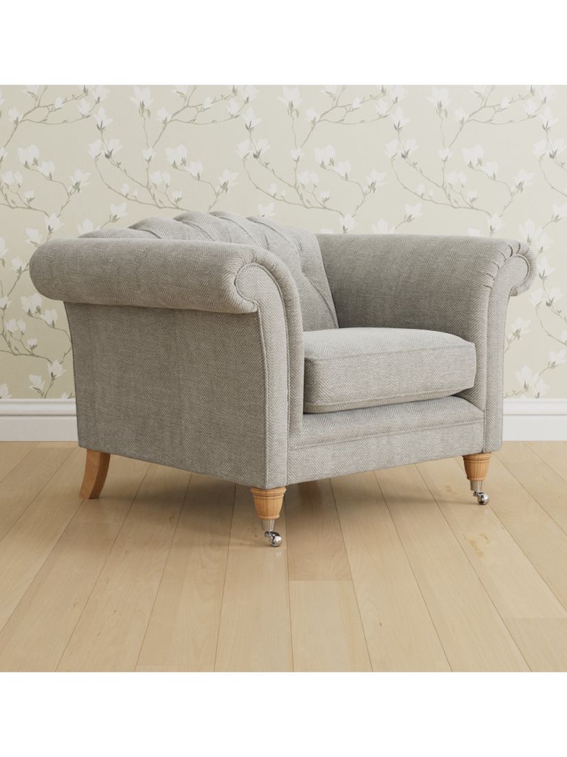 Laura Ashley Gloucester Armchair, Oak Leg