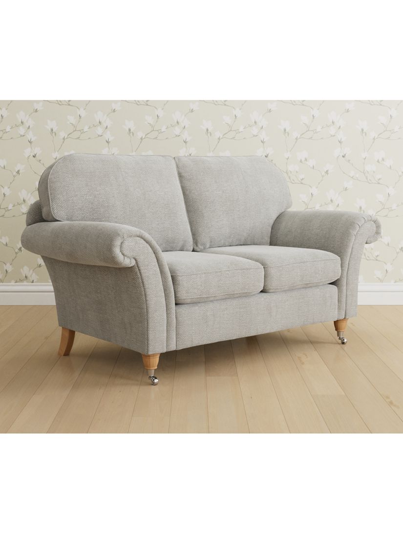 Mortimer Range, Laura Ashley Mortimer Small 2 Seater Sofa, Oak Leg, Edwin Silver