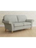 Laura Ashley Mortimer Large 3 Seater Sofa, Oak Leg, Harley Dove Grey