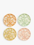 John Lewis Orangery Melamine Side Plate, Set of 4, 20cm, Multi