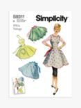 Simplicity Misses' Vintage Aprons Sewing Pattern, S9311