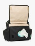 Babymel Eco Quilt Stroller Changing Bag, Black