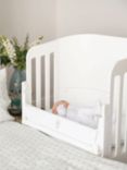 Gaia Baby Serena Cot Bed + Bedside Crib with Dresser Nursery Room Set