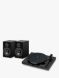 Pro-Ject Juke Box E1 Turntable Set with Speaker Box 5 Speakers, Black