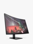 HP OMEN 32c Quad HD Curved HDR Gaming Monitor, Black