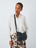 John Lewis Gathered Leather Crossbody Bag