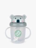 TUM TUM Tippy Up Koala Baby Cup with Weighted Straw, 200ml, Grey