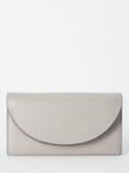 John Lewis Ara Leather Purse, Porpoise