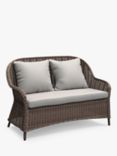 John Lewis Rye Woven 2-Seater Garden Sofa, Natural