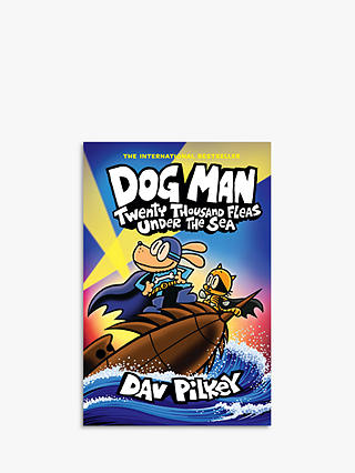 Dav Pilkey - 'Dog Man Twenty Thousand Fleas Under the Sea' Kids' Book