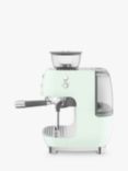 Smeg EGF03 Espresso Machine, Pastel Green