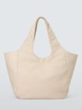 John Lewis ANYDAY Faux Leather Hobo Bag, Off White