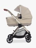 Silver Cross Dune Pushchair and First Bed Folding Carrycot Universal Ultimate Accessory Pack Bundle, Stone