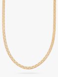 Daisy London Goddess Herringbone Chain Necklace, Gold