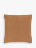 John Lewis Corded Square Cushion, Caramel