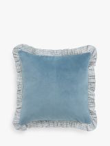 John Lewis Velvet Frill Cushion