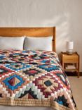 John Lewis Puebla Quilted Bedspread, Multi