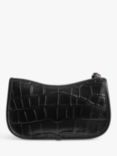 Coach Croc Leather Shouder Bag, Black