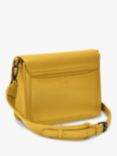 HVISK Cayman Pocket Structure Smooth Cross Body Bag, Metallic Gold