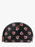 kate spade new york Morgan Hearts Cosmetic Bag, Black/Multi