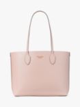 kate spade new york Bleeker Leather Tote Bag, Pink Dune