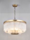 John Lewis Lexton XL Pendant Ceiling Light, Matte Antique Brass