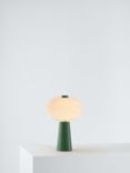 John Lewis Issie Table Lamp, Woodland Green