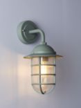 John Lewis Mission Outdoor Wall Light, Sage
