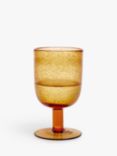 John Lewis Bubble Wine Glass, 345ml, Amber