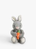 John Lewis 18cm Plush Bunny Toy, Grey