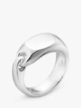 Georg Jensen Reflect Signet Ring, Silver