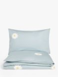 John Lewis Tufted Flower Pure Cotton Duvet Cover and Pillowcase Set