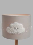 John Lewis Kids' Sleep Tight Embroidered Cloud Ceiling and Lampshade, Dia. 25cm